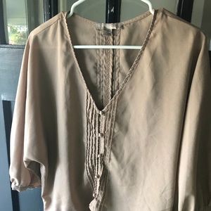 Tan Blouse